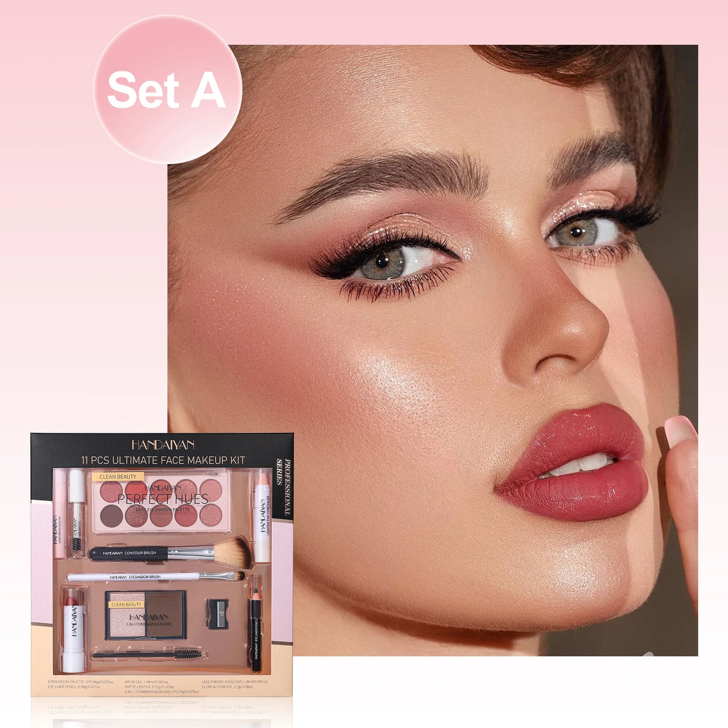 Handaiyan 11-Piece Complete Makeup Set