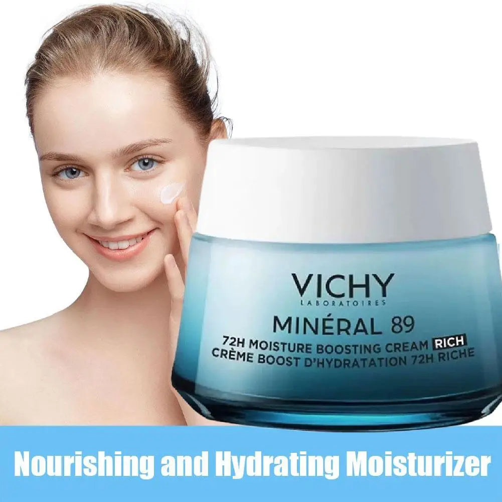 Vichy 50ml Energizing Muscle Activating Face Cream  Hydrating Soothing Skin Firming Brighten Moisturizing Repairing Skin Care