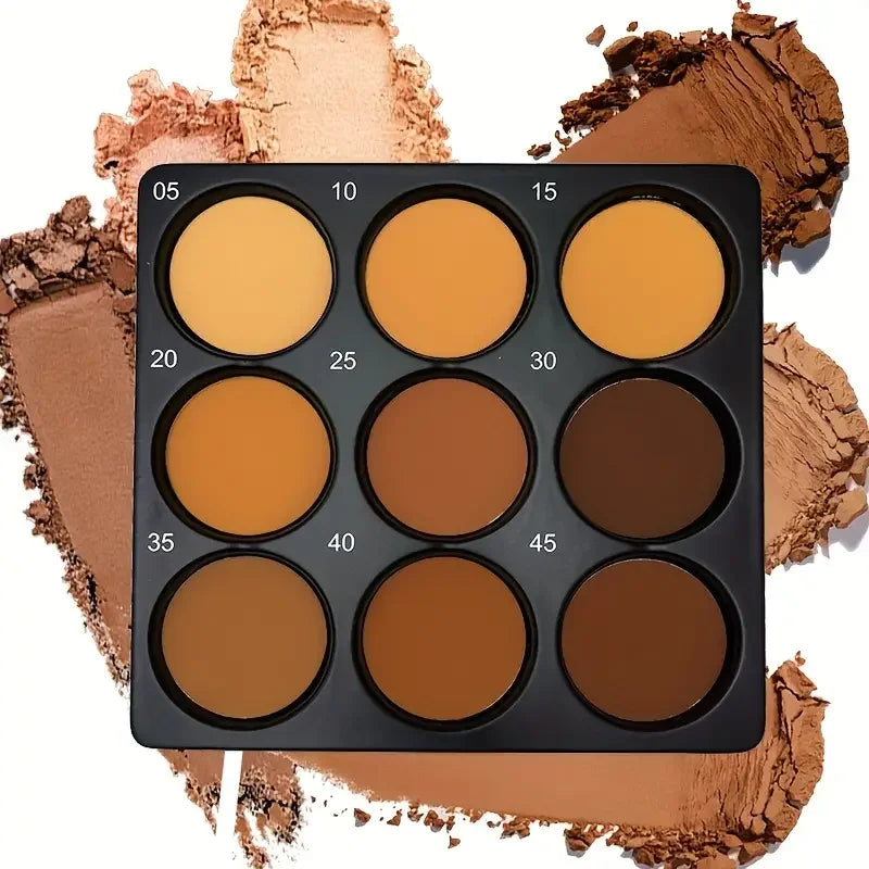 9-Color Contour & Foundation Palette
