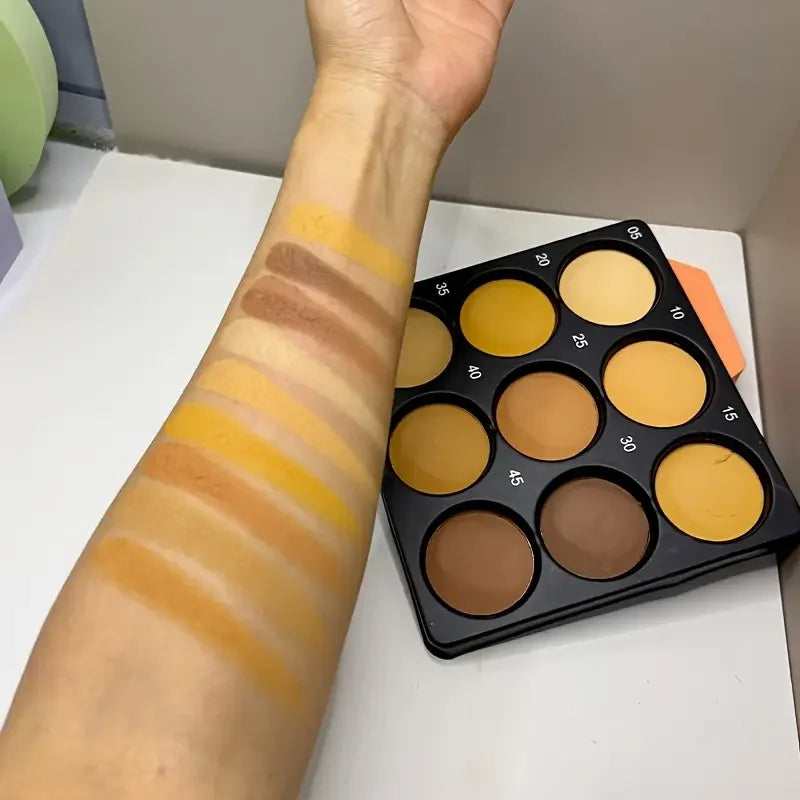 9-Color Contour & Foundation Palette