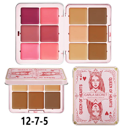 12-Color Concealer & Blush Palette