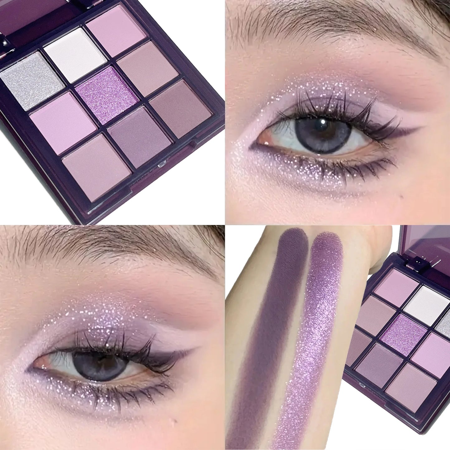 JUJU Dream 9-Color Smoky Purple Eyeshadow Palette