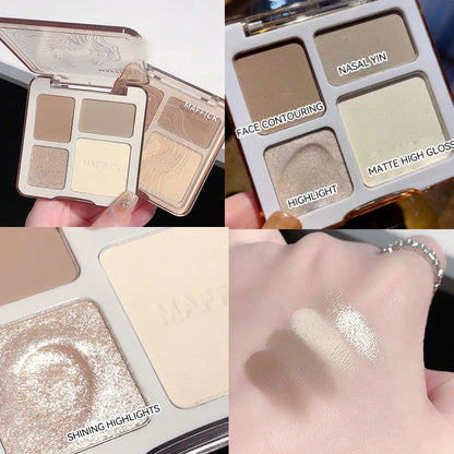 MAFFICK 4-Color Contour & Highlight Palette