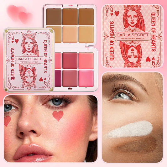 12-Color Concealer & Blush Palette