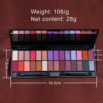 CMAADU 28-Color Nude Eyeshadow Palette
