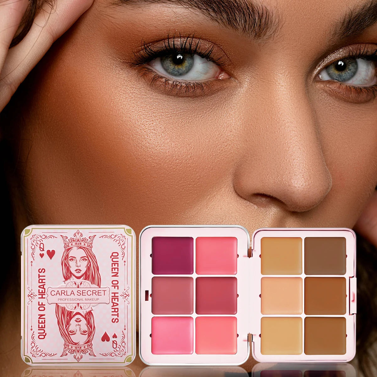 12-Color Concealer & Blush Palette