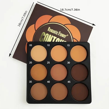 9-Color Contour & Foundation Palette