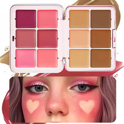 12-Color Concealer & Blush Palette