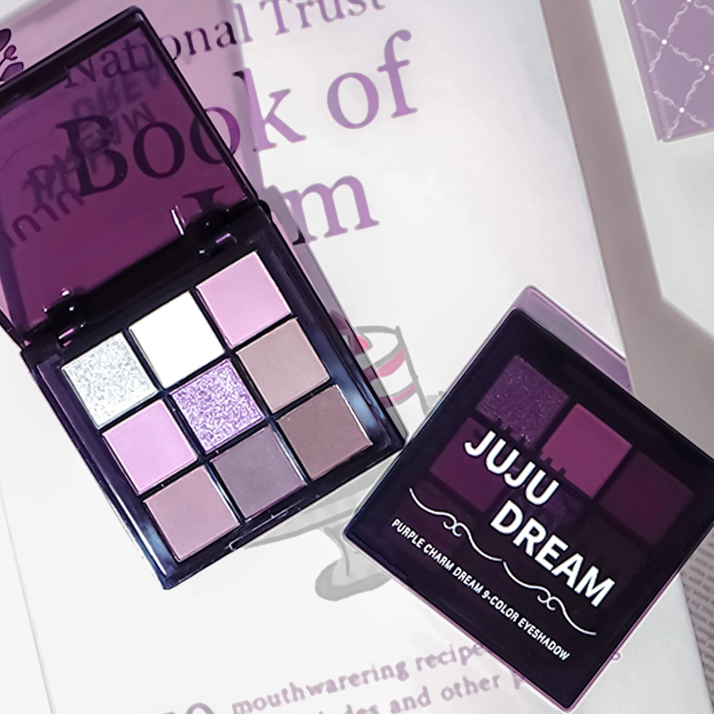 JUJU Dream 9-Color Smoky Purple Eyeshadow Palette