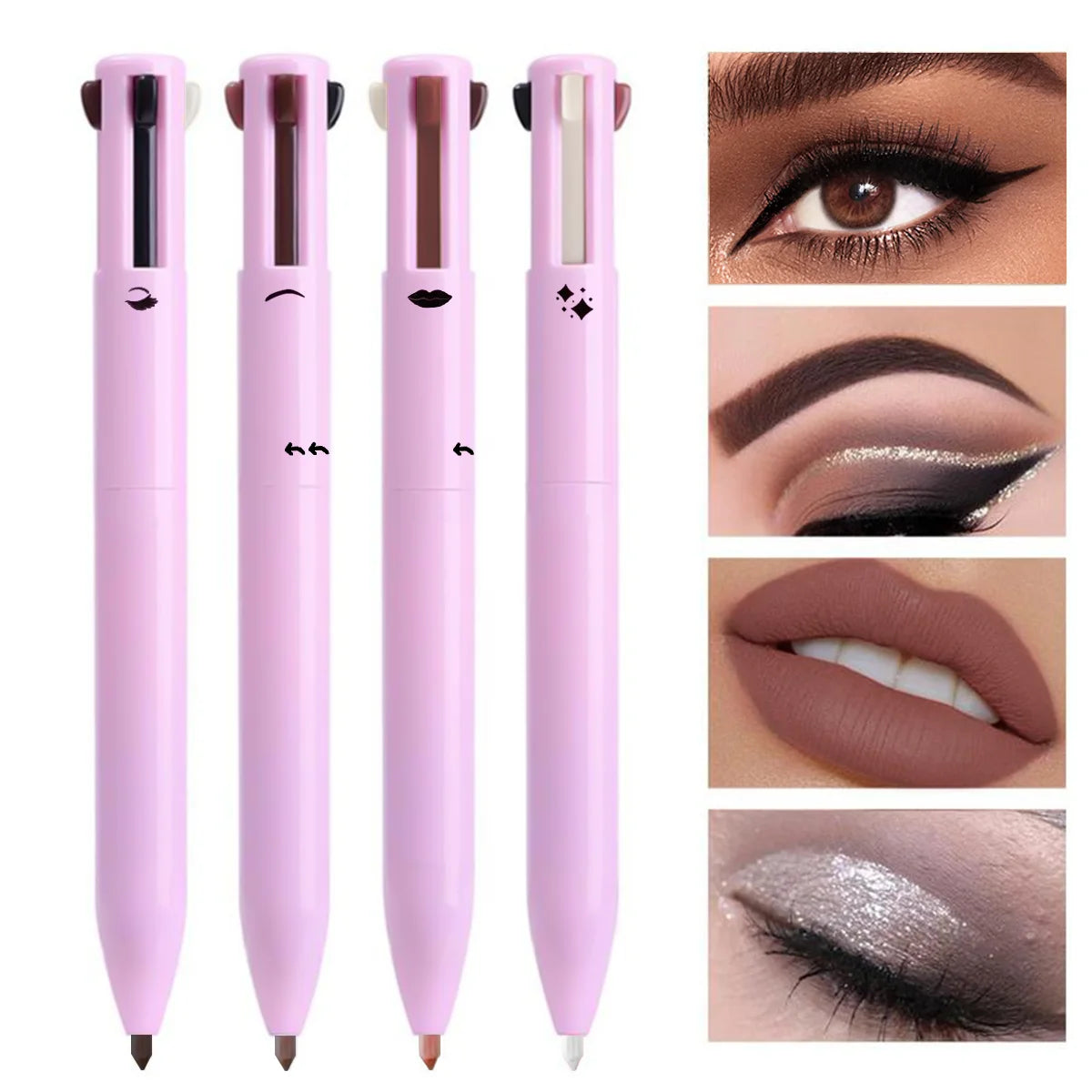 4-in-1 Multi-Functional Pencil – Lips, Eyes & Brows