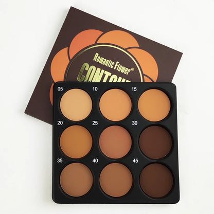 9-Color Contour & Foundation Palette