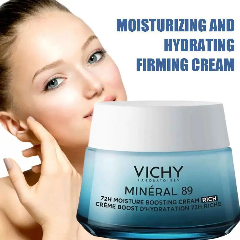 Vichy 50ml Energizing Muscle Activating Face Cream  Hydrating Soothing Skin Firming Brighten Moisturizing Repairing Skin Care